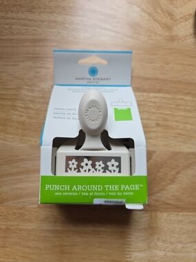Martha Stewart Punch Around The Page Flower Patch Punch New In Box